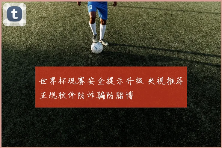 世界杯观赛安全提示升级 央视推荐正规软件防诈骗防赌博